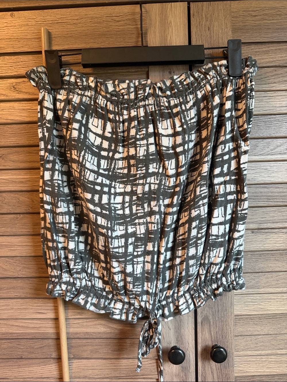 Black & White Tube Top